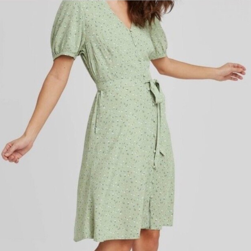 Universal Thread Green Floral Dress - Size XS